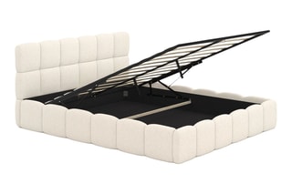 Lit-coffre avec sommier Bubble - Couchage 160 x 200 cm