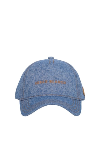 Casquette en jean - Bleu clair - Serge Blanco