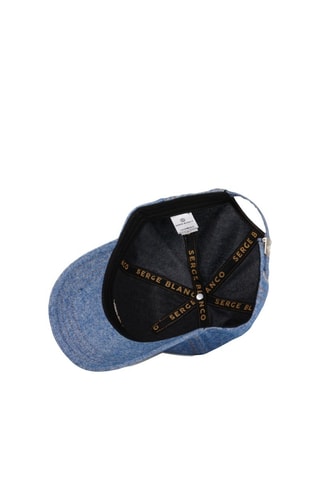Casquette en jean - Bleu clair - Serge Blanco