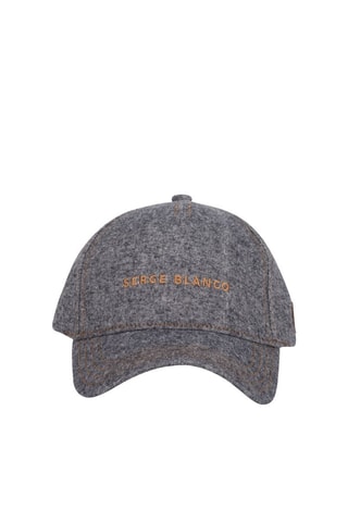 Casquette en jean - Noir chiné - Serge Blanco