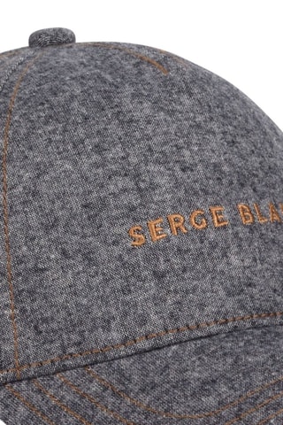Casquette en jean - Noir chiné - Serge Blanco