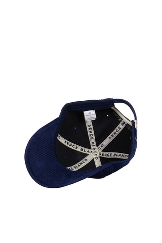 Casquette en velours – Bleu marine - Serge Blanco