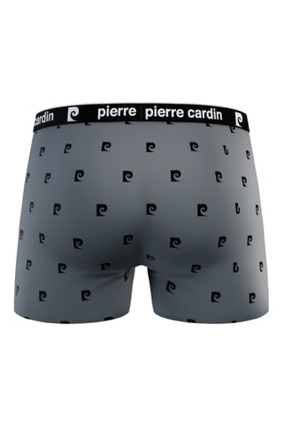 6 boxers - Noir et gris foncé - Pierre Cardin