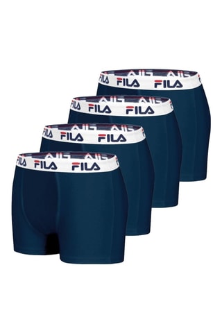 4 boxers - Bleu marine - Fila