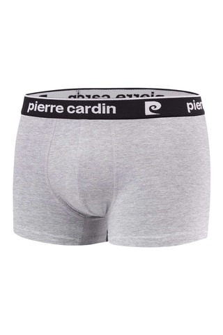 4 boxers Basic - Noir, gris clair et bleu marine - Pierre Cardin