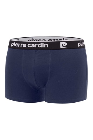 4 boxers Basic - Noir, gris clair et bleu marine - Pierre Cardin