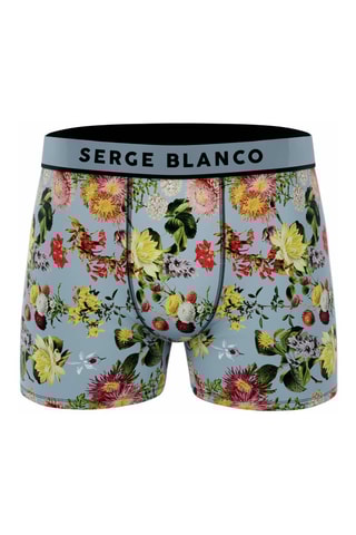 3 boxers - 
Noir et bleu - Serge Blanco