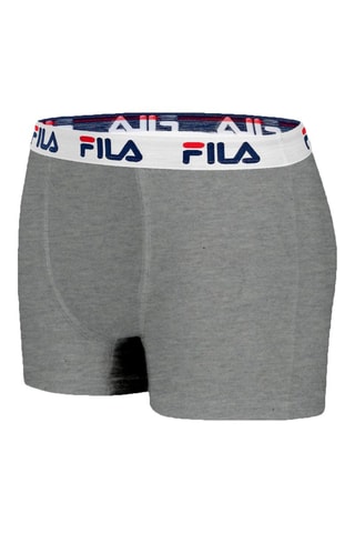 4 boxers - Noir et gris - Fila