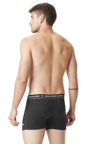 4 boxers - Noir - Serge Blanco