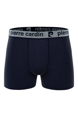 4 boxers Alonzo - Bleu et noir - Pierre Cardin