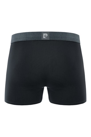 4 boxers Bruce - Noir et gris - Pierre Cardin