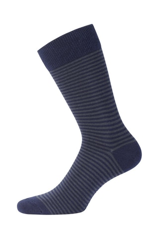 6 paires de chaussettes - Bleu marine et bordeaux - Serge Blanco
