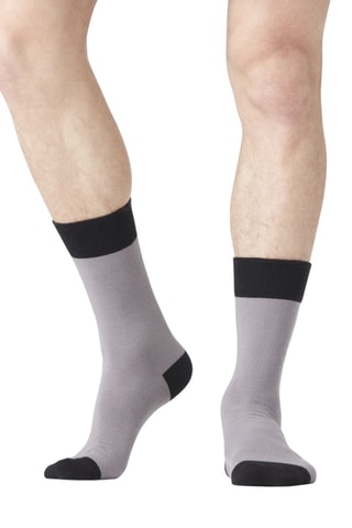 6 paires de chaussettes - Noir et gris - Serge Blanco