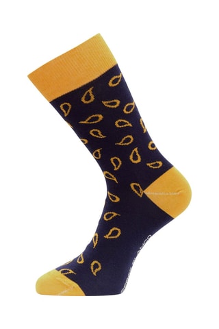 9 paires de chaussettes - Rouge, jaune et bleu marine - Serge Blanco
