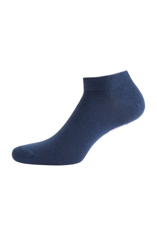6 paires de socquettes - Bleu, noir et blanc - Serge Blanco