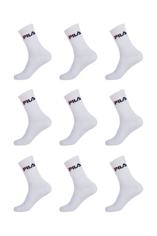 9 paires de chaussettes - Blanc - Fila