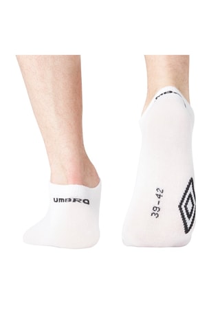 6 paires de socquettes Umbro - Blanc