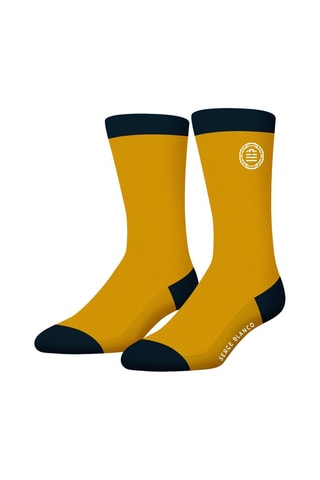 3 paires de chaussettes -  Jaune et bleu - Serge Blanco