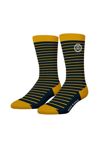 3 paires de chaussettes -  Jaune et bleu - Serge Blanco