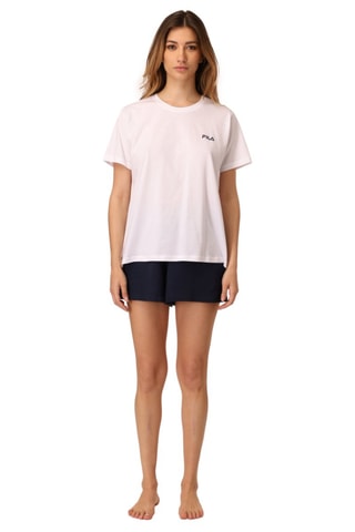 Pyjama - Blanc et bleu marine - Fila