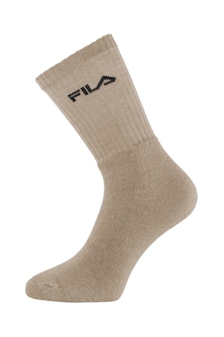 6 paires de chaussettes - Blanc et beige - Fila
