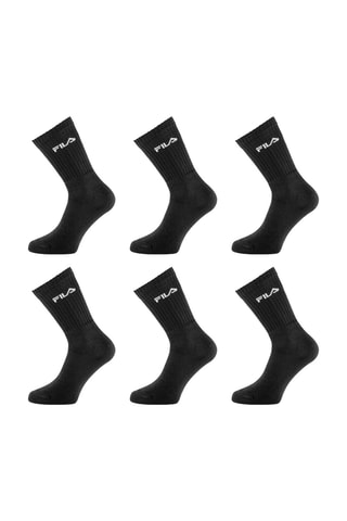 6 paires de chaussettes - Noir - Fila
