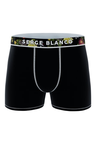 2 boxers - Noir et bleu marine - Serge Blanco