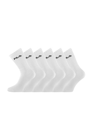6 paires de chaussettes - Blanc - Fila