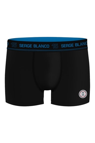 4 boxers - Noir et bleu - Serge Blanco