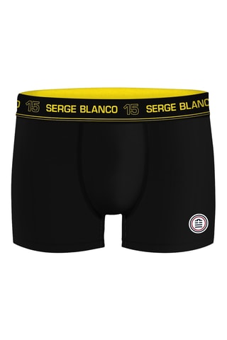 4 boxers - Noir et bleu - Serge Blanco