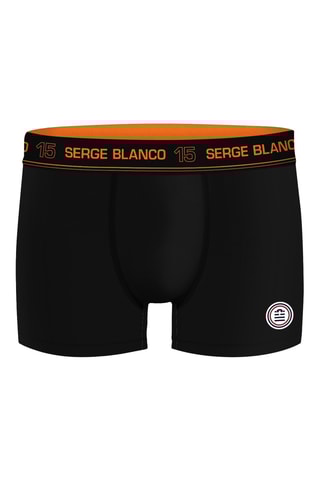 4 boxers - Noir et bleu - Serge Blanco