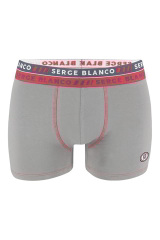 2 boxers - Noir et gris - Serge Blanco