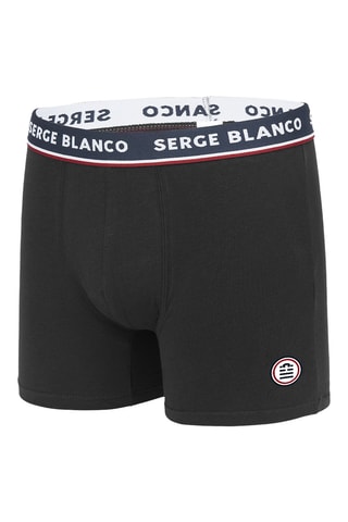 2 boxers - Noir et gris - Serge Blanco