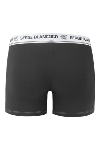 4 boxers - Noir - Serge Blanco
