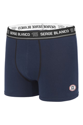4 boxers - Gris et noir - Serge Blanco