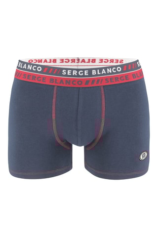 8 boxers - Noir et rouge - Serge Blanco