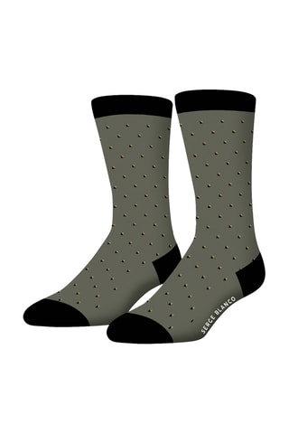 6 paires de chaussettes - Gris et blanc - Serge Blanco