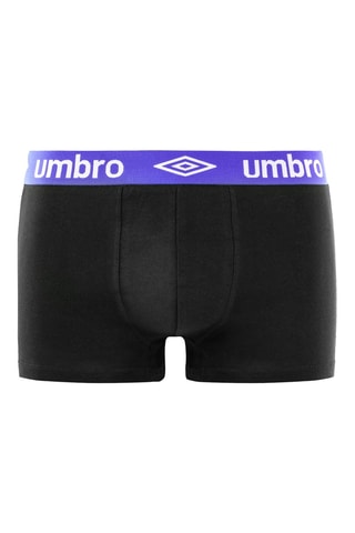 4 boxers - Noir et rouge - Umbro