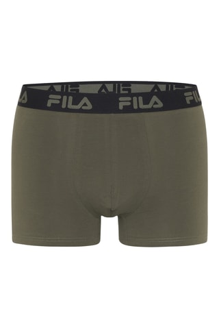 4 boxers - Kaki et noir - Fila