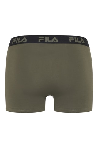 4 boxers - Kaki et noir - Fila
