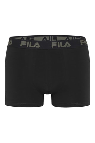 4 boxers - Kaki et noir - Fila
