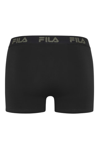 4 boxers - Kaki et noir - Fila