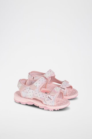 Sandalen Ecru en Roze