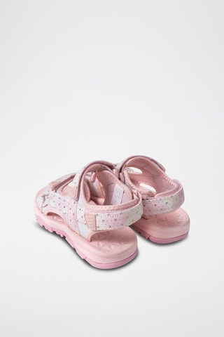Sandalen Ecru en Roze
