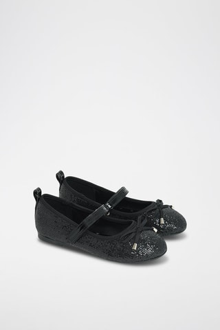Gelakte Ballerina’s - Zwart
