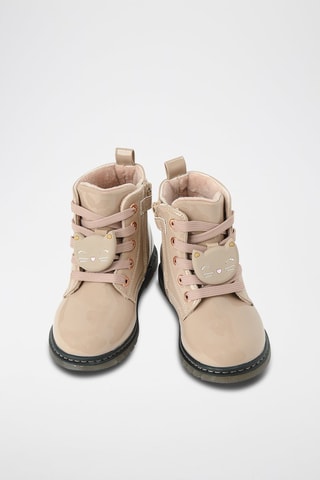 Bottines vernies - Beige
