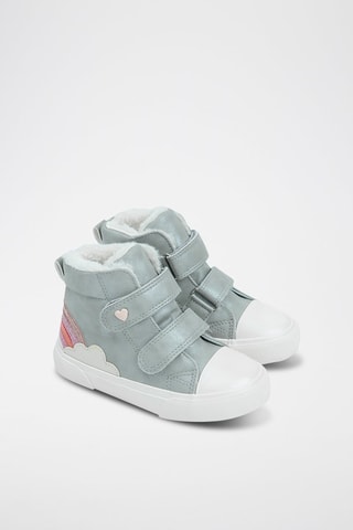 Hoge Gevoerde Sneakers - Lichtgrijs