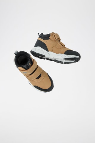 Hoge sneakers- Bruin