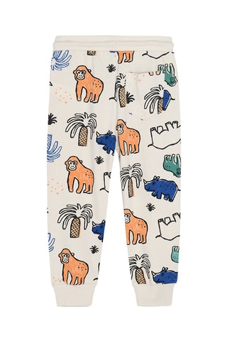 Joggingbroek Beige en Marineblauw