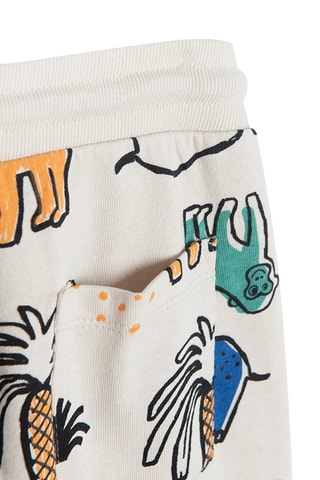 Joggingbroek Beige en Marineblauw